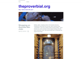 Theproverbial.org