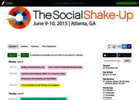 Thesocialshakeup2015.sched.org