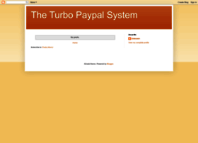 Theturbopaypalsystem.blogspot.nl