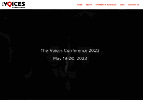 Thevoicesconference.com