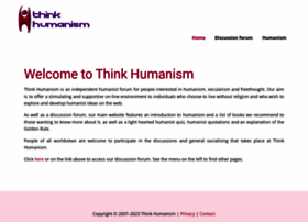 Thinkhumanism.com