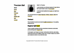 Thorstenball.com