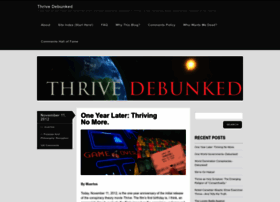 Thrivedebunked.wordpress.com