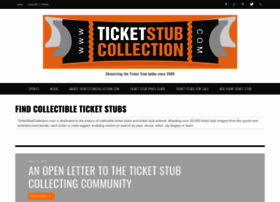 Ticketstubcollection.com