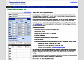 timecardcalculator.net