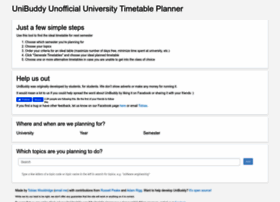 Timetable.unibuddy.com.au