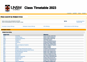 Timetable.unsw.edu.au