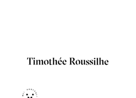 timothee-roussilhe.com