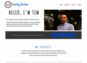 Timothybackes.com