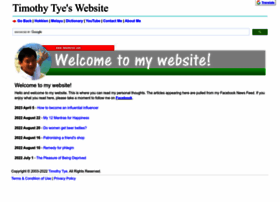 Timothytye.com