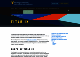 Titleix.wvu.edu