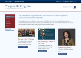 Tocqueville.nd.edu