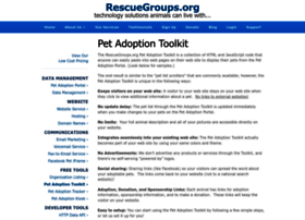 Toolkit.rescuegroups.org