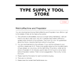 Tools.typesupply.com