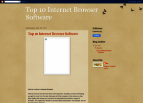 Top10internetbrowsersoftware.blogspot.com