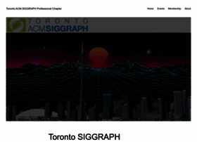 Toronto.siggraph.org