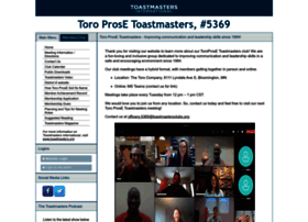 Toroprose.toastmastersclubs.org
