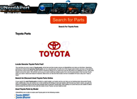 Toyota-parts.uneedapart.com