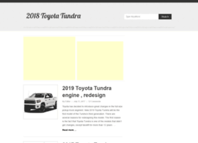 Toyotatundra2018.com
