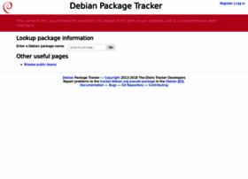 Tracker.debian.org