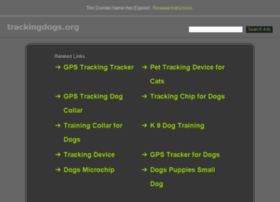 trackingdogs.org