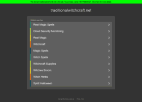 Traditionalwitchcraft.net