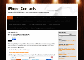 Transfer-iphone-contacts.blogspot.com