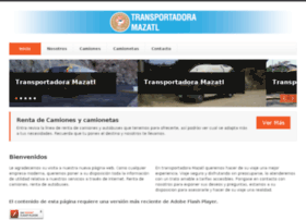 transportadoramazatl.com.mx