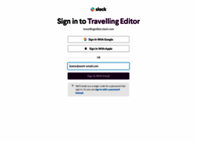 Travellingeditor.slack.com