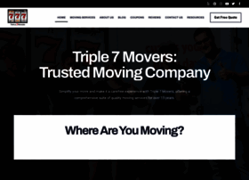 Triple7movers.com