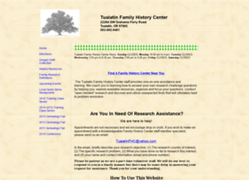 Tufamilyhistorycenter.yolasite.com