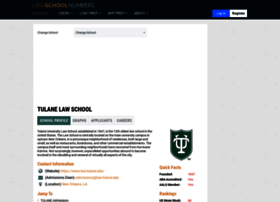 Tulane.lawschoolnumbers.com