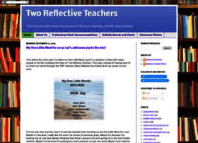 Tworeflectiveteachers.blogspot.com