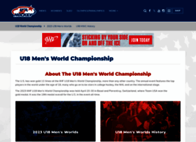 U18mensworlds.usahockey.com