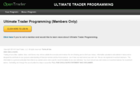 Ultimatetrader.opentrader.com