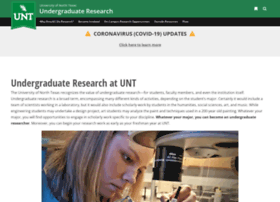 Undergradresearch.unt.edu
