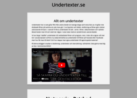 undertexter.se