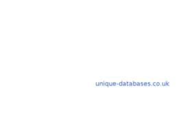 unique-databases.co.uk