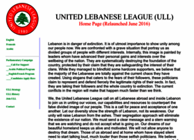 Unitedlebaneseleague.com