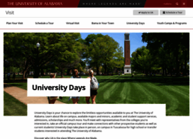 Universitydays.ua.edu