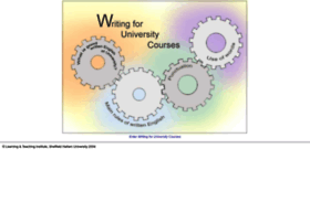 Universitywriting.shu.ac.uk