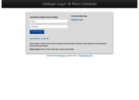 Upenn.libstaffer.com