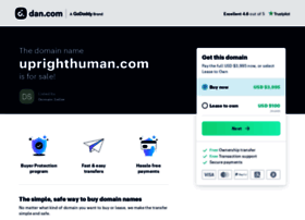 uprighthuman.com