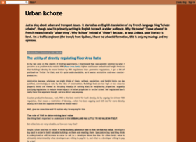 Urbankchoze.blogspot.com