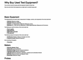used-test-equipment.info