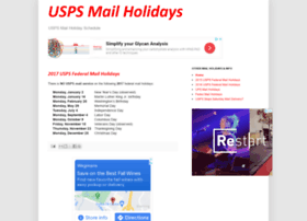 usps-holidays.com