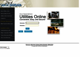Utilitiesonline.santabarbaraca.gov