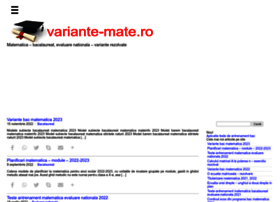 variante-mate.ro