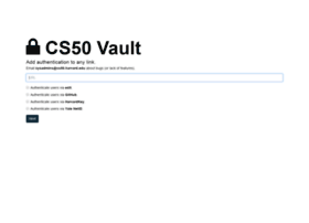 Vault.cs50.net