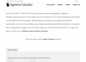 Vegetariancalculator.com